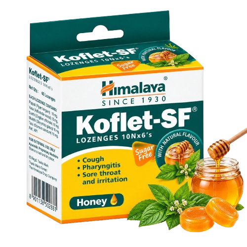Himalaya Herbals Koflet-SF Lozenges Honey flavor