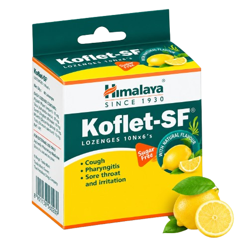 Himalaya Herbals Koflet-SF Lozenges Lemon flavor