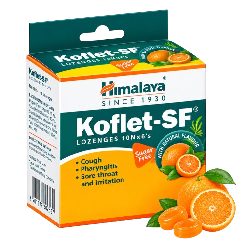 Himalaya Herbals Koflet-SF Lozenges Orange flavor