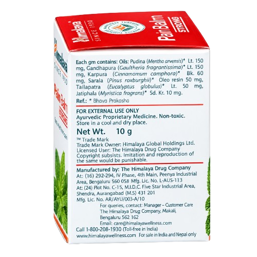 Himalaya Herbals Rumalaya Pain Balm 10g Details