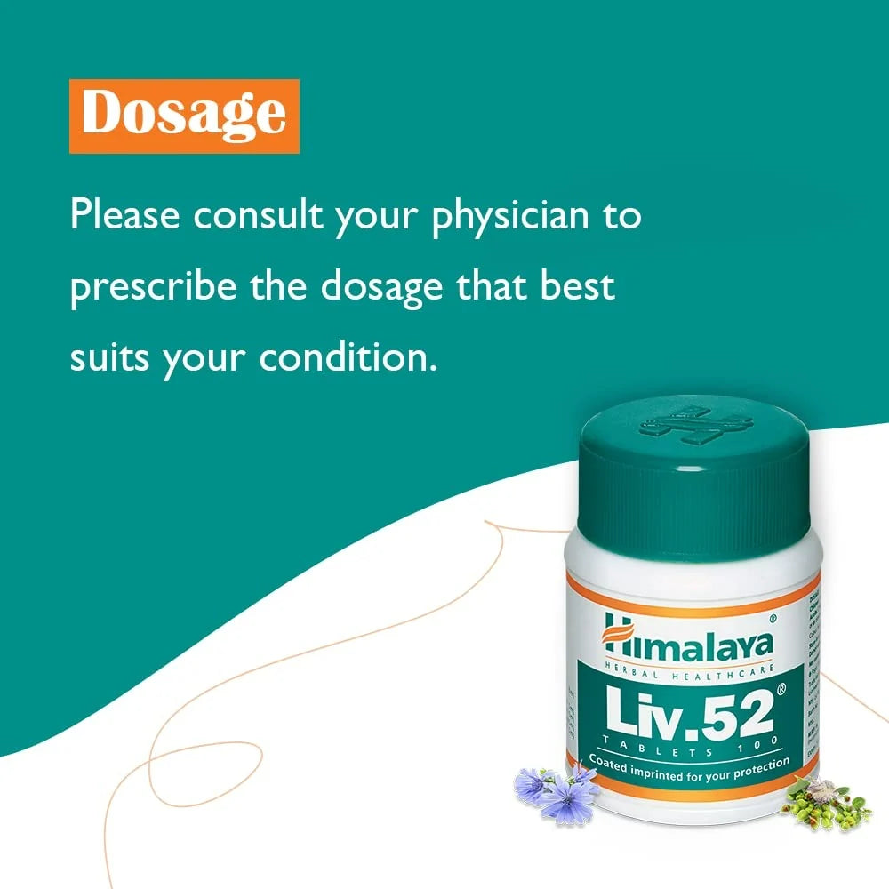 Himalaya Liv.52 Instructions Label